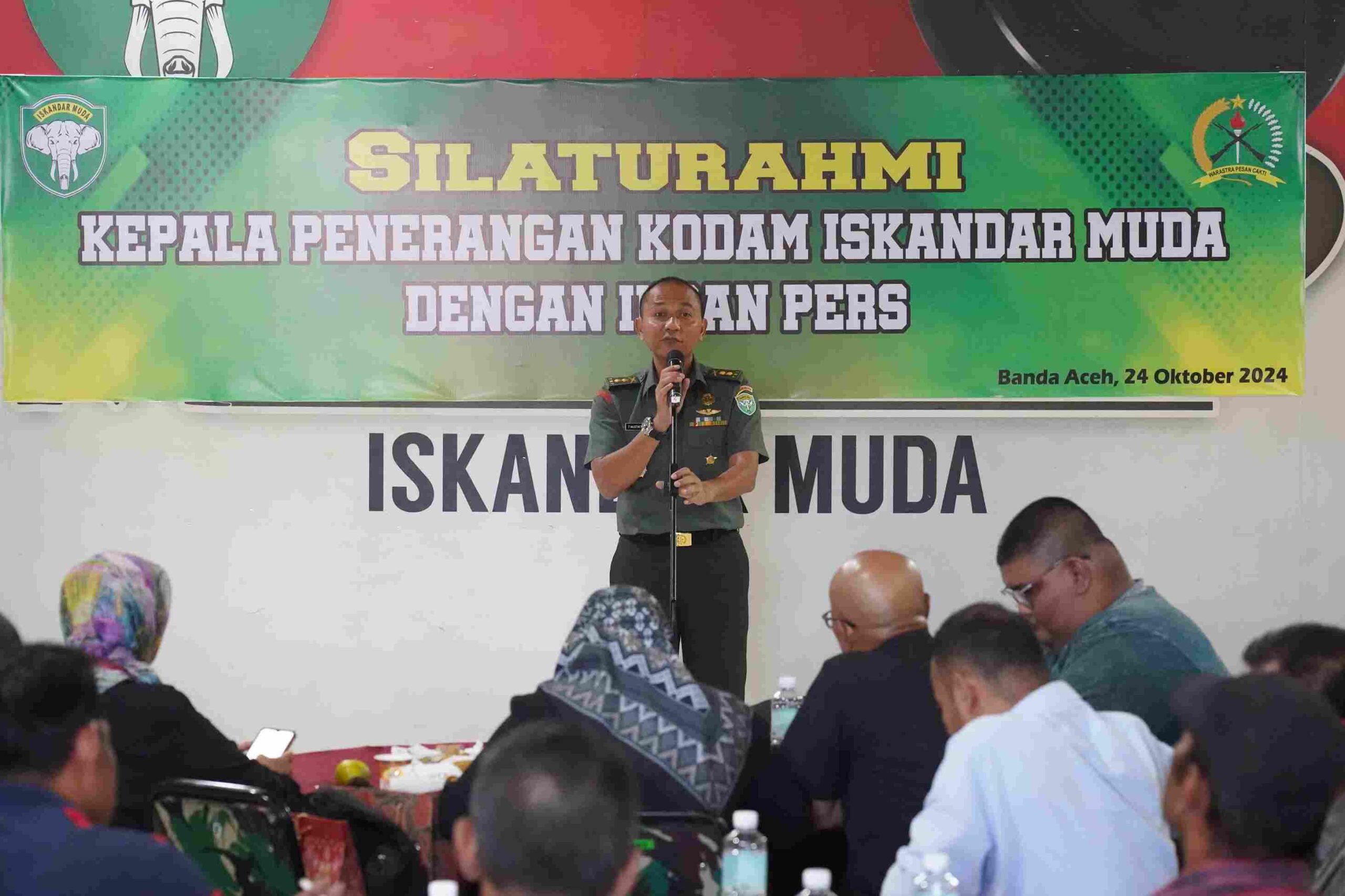 Tingkatkan Kerja Sama, Pendam IM Gelar Silaturahmi dengan Insan Pers Aceh 1 Aceh