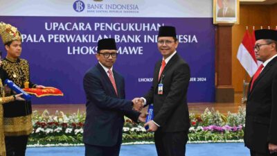 BI Lhokseumawe Kukuhkan Prabu Dewanto sebagai Kepala Perwakilan Baru 1 Aceh