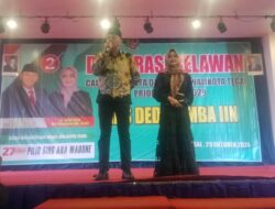 Ribuan Relawan 03 Balik Kanan Siap Menagkan Pasangan Dedy-Iin Jadi Walikota dan Wakil Walikota