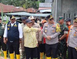 Kapolda Aceh Tinjau Penanggulangan Banjir di Aceh Tamiang Bersama Gubernur dan Pangdam IM