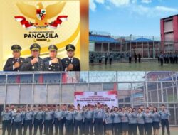 Rutan Kelas IIB Kabanjahe Gelar Upacara Peringatan Hari Kesaktian Pancasila