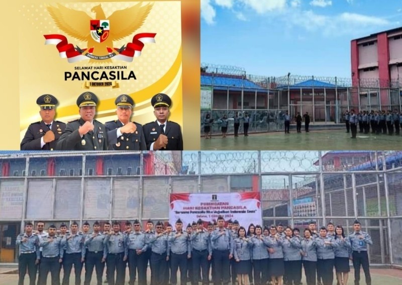 Rutan Kelas IIB Kabanjahe Gelar Upacara Peringatan Hari Kesaktian Pancasila 1 Karo