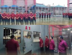 Jajaran Divisi Pas Monev di Rutan Kelas IIB Kabanjahe, Tekankan Keamanan dan Ketertiban