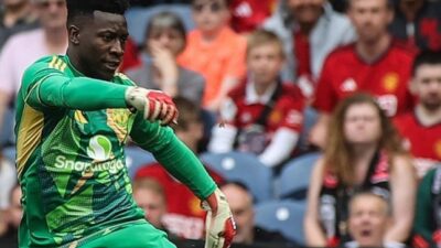 Andre Onana layak terpilih menjadi pemain terbaik dari duel ipswich vs man utd (Ipswich Town vs Manchester United) yang berakhir 1-1 dalam laga pekan 12 Premier League 2024/2025, Minggu (24/11/2024) malam WIB.