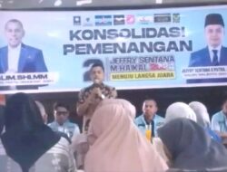 Konsolidasi di Langsa, Muslim Demokrat Bakar Semangat Pemuda Menangkan Jeffry Haikal