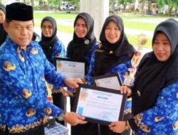 Pemerintah Kota Langsa Serah Penghargaan dan Santunan BPJS Dalam Peringatan HUT KORPRI Ke-53