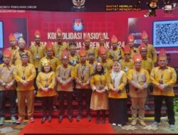 Satukan Persepsi, KPU Karo Ikuti Rapat Konsolidasi Nasional Persiapan Pilkada 2024