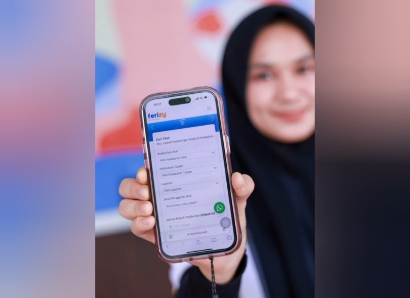 Aplikasi tiket online www.trip.ferizy.com untuk pembelian tiket Pelabuhan Ulee Lheue. (dok.kominsaaceh)