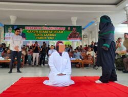 Tujuh Warga Langsa Dihukum Cambuk, Bahkan Ada Sampai 70 Kali