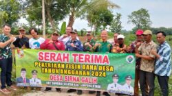 Pemerintah Desa Sinar Galih, Kecamatan Sungkai Selatan, Kabupaten Lampung Utara (Lampura) menggelar serah terima Pekerjaan fisik tahun Anggaran 2024. Kegiatan serah terima pekerjaan tersebut digelar pada Jumat (13/12/2024)