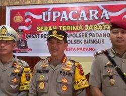 Polresta Padang Lakukan Rotasi Jabatan, Sejumlah Pejabat Resmi Berganti Posisi