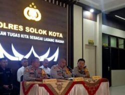 Polres Solok Kota Berhasil Tangani 219 Kasus Sepanjang Tahun 2024