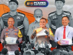 Peredaran 2 Kilogram Kokain, Digagalkan Polres Aceh Tamiang