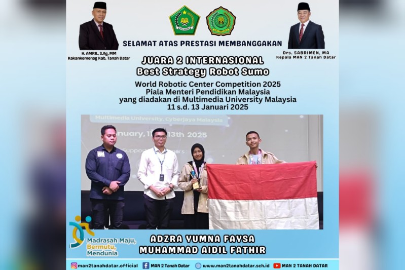 Tim Robotik MAN 2 Tanah Datar Raih Juara 2 Internasional di Kompetisi Robot Sumo Malaysia 1 WhatsApp Image 2025 01 13 at 20.34.36