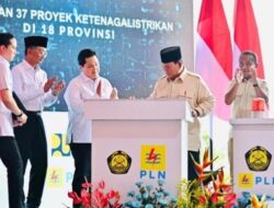 Presiden Prabowo Resmikan 37 Proyek Strategis Ketenagalistrikan Nasional