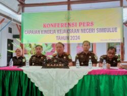 Kejari Simeulue Selamatkan Uang Negara Rp 768 Juta, Ini Capaian Lainnya Sepanjang Tahun 2024