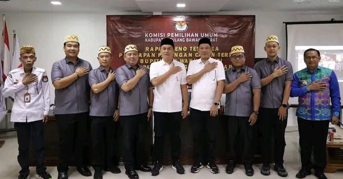 100.557 Warga Pilih Paslon 01, KPU Tubaba Tetapkan Nona Terpilih Menang Pilkada