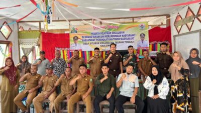 Kejari Simeulue gelar program Jaga Desa perdana tahun 2025, di Aula Desa Situbuk, Kecamatan Teupah Tengah, Kabupaten Simeulue, Selasa (04/2/2025). Foto: Ist