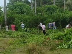 Gotong Royong Warga Gampong Pulau Kayu Sambut Bulan Suci Ramadan
