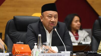 Wakil Ketua Komisi X DPR RI Lalu Hadrian Irfani Foto Runi vel20250202204616