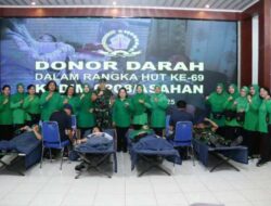 Peringati HUT Kodim ke-69, Kodim 0208 Asahan Gelar Donor Darah dan Bakti Sosial