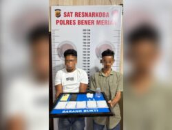 Dalam Operasi Antik Seulawah 2025, Polres Bener Meriah Tangkap Dua Pelaku Penyalahgunaan Narkotika