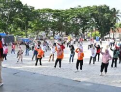 Pemkab Lampung Selatan Rutin Gelar Senam Jumat untuk Ciptakan Lingkungan Kerja Sehat