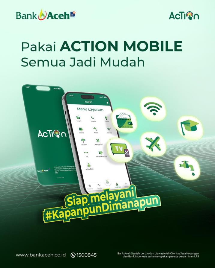 Pakai Action Mobile Bank Aceh, Semua Akan Lebih Mudah