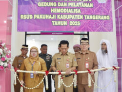 Gedung Pelayanan Hemodialisa RSUD Pakuhaji Diresmikan Pj Bupati Tangerang