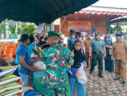 Sambut Idul Fitri 1446 H, Kodim 0115/Simeulue Gelar Bazar Murah