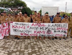 Ratusan Massa di Pringsewu Gelar Aksi Damai, Suarakan Dukungan untuk Kapolres AKBP M. Yunnus