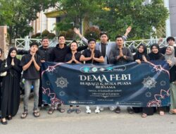 DEMA FEBI Berbagi Salurkan 200 Paket Takjil di Bulan Ramadan