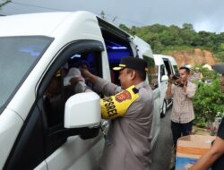 Kapolres Aceh Barat Daya Lepas Peserta Mudik Gratis 