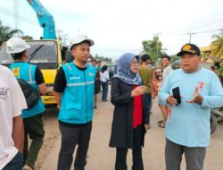 Jalan Lintas Sumatera Putus Akibat Banjir, Wabup Dharmasraya Tinjau Lokasi dan Upayakan Perbaikan