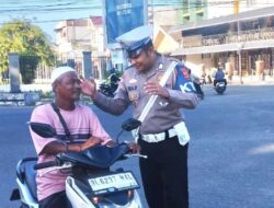 Satlantas Polres Lhokseumawe Gelar Patroli KTL, Beri Teguran dan Edukasi Pengguna Jalan