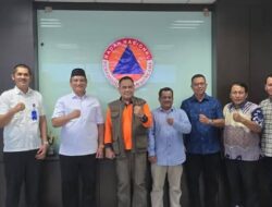 Percepatan Penanganan Banjir Sungai Tamiang, Bupati dan Wabup Kunjungi BNPB
