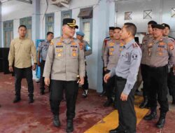 Kapolres Aceh Tamiang Tinjau Keamanan Lapas Kelas II B Kuala Simpang