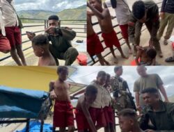 Satgas Damai Cartenz Gelar Cukur Gratis untuk Anak-anak Papua, Pererat Kedekatan dengan Warga