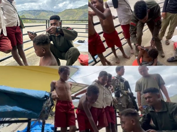 Satgas Damai Cartenz Gelar Cukur Gratis untuk Anak-anak Papua, Pererat Kedekatan dengan Warga 1 WhatsApp Image 2025 03 15 at 12.03.59
