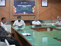 Gubernur dan Wakil Gubernur Aceh Ikuti Peluncuran Indikator MPC Bersama KPK