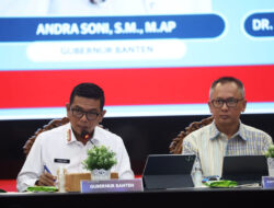 Gubernur Andra Soni : Kepala Daerah se-Banten Agar Bersama-sama Menjaga dan Mengendalikan Angka Inflasi