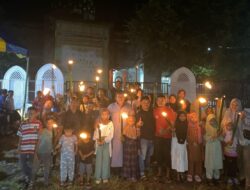 Pawai Takbiran di Desa Pantai Perak Berjalan Meriah, Masyarakat Antusias Berpartisipasi