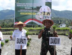 Kodim Abdya Dukung Target Ketahanan Pangan Nasional Proyeksi Presiden