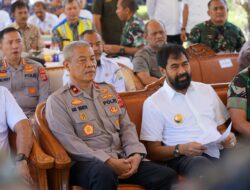 Wakapolda dan Gubernur Aceh Ikuti Tanam Padi Serentak Bersama Presiden