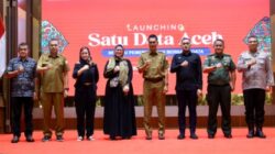 Launching Program "Satu Data Aceh" yang berlangsung di Anjong Mon Mata, Meuligoe Gubernur, Selasa (29/4/2025), yang dipimpin langsung oleh Plt Sekda Aceh, M. Nasir. (Foto: Diskominsa Aceh)