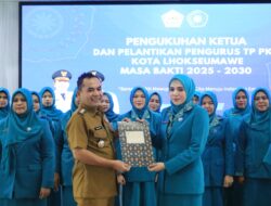 Sayuti Abubakar Kukuhkan Tim Penggerak PKK, Yulinda Sayuti Siap Gerakkan Kader hingga Gampong