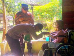 Aksi Sosial Polsek Rantau Selamat Berbagi Untuk Warga Kurang Mampu dan Lansia