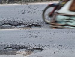 99 KM Jalan Nasional Diperbaiki PT Krueng Meuh, Lubang Masih Jadi Ancaman bagi Pengguna Jalan
