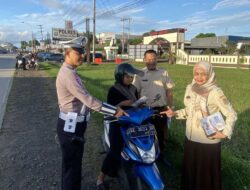 Sat Lantas Lampung Selatan Gencar Sosialisasikan Pemutihan dan Tertib Lalu Lintas
