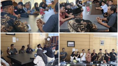Didampingi Ketua Organda, Sejumlah Pengusaha Angkutan Temui Ketua DPRK Simeulue Bahas Tarif Barang. Di Ruang Rapat Pimpinan DPRK Simeulue. Rabu (18/06/2025). Foto: Komandaka/hariandaerah.com
